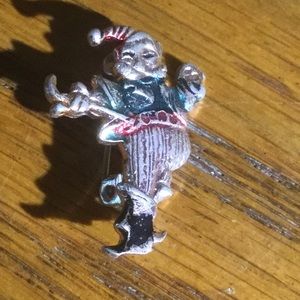 Vintage Hong Kong Santa Pin